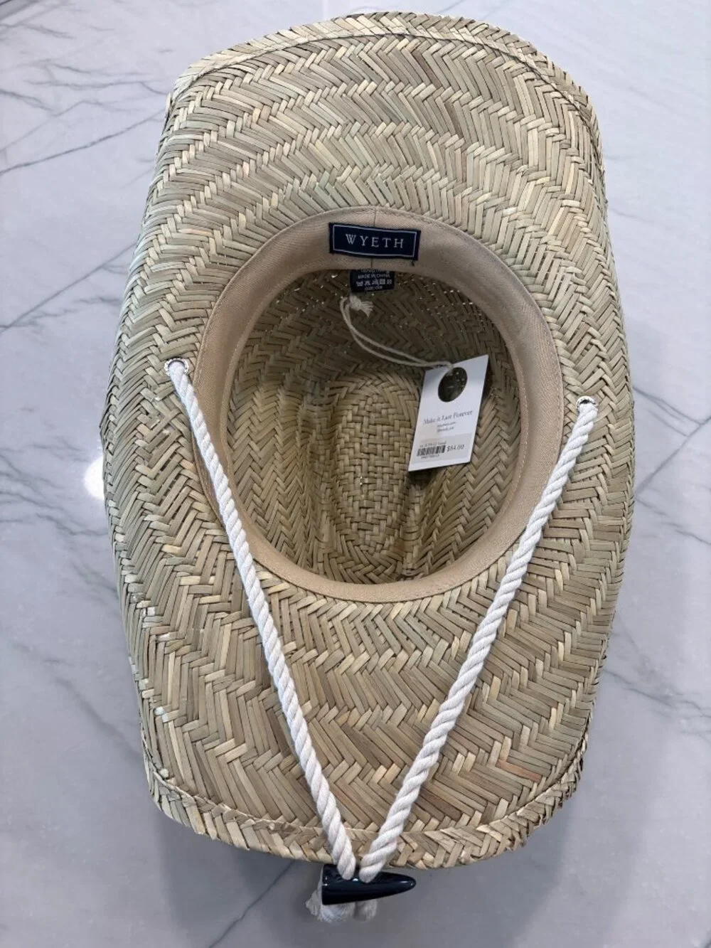 Wyeth Kai Straw Cowboy Hat in Natural New Womens Beach Garden Beach